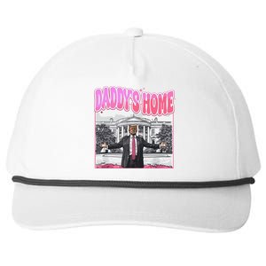 Daddys Home Trump 2024 Snapback Five-Panel Rope Hat