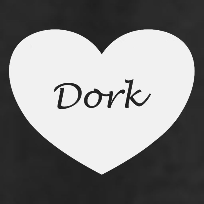 Dork Heart Unique Dorks Design 7 Panel Mesh Trucker Snapback Hat
