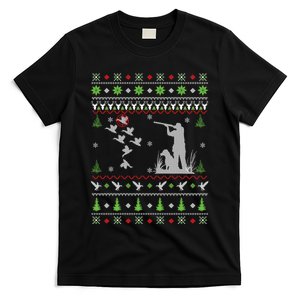 Duck Hunting Ugly Christmas Hunt Xmas T-Shirt