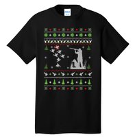 Duck Hunting Ugly Christmas Hunt Xmas Tall T-Shirt