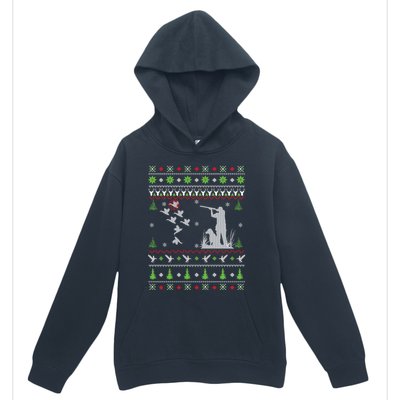 Duck Hunting Ugly Christmas Hunt Xmas Urban Pullover Hoodie