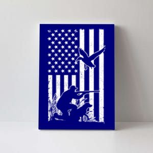 Duck Hunting Usa Flag Waterfowl Geese Game Hunter Gift Canvas