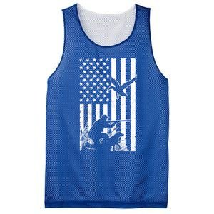 Duck Hunting Usa Flag Waterfowl Geese Game Hunter Gift Mesh Reversible Basketball Jersey Tank