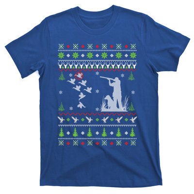 Duck Hunting Ugly Christmas Meaningful Gift Hunter Christmas Gift T-Shirt