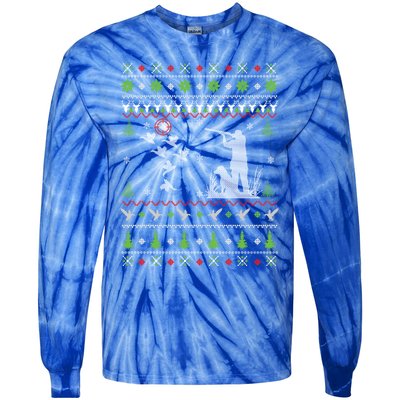 Duck Hunting Ugly Christmas Meaningful Gift Hunter Christmas Gift Tie-Dye Long Sleeve Shirt