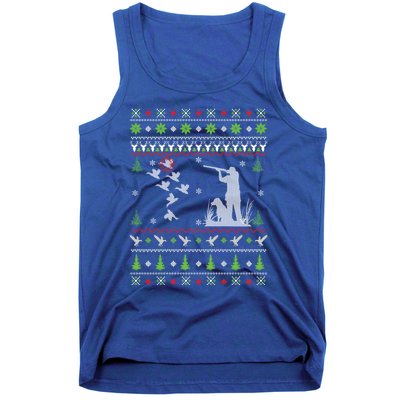 Duck Hunting Ugly Christmas Meaningful Gift Hunter Christmas Gift Tank Top