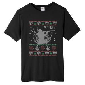 Duck Hunting Ugly Christmas Tall Fusion ChromaSoft Performance T-Shirt