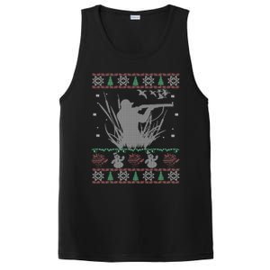 Duck Hunting Ugly Christmas PosiCharge Competitor Tank