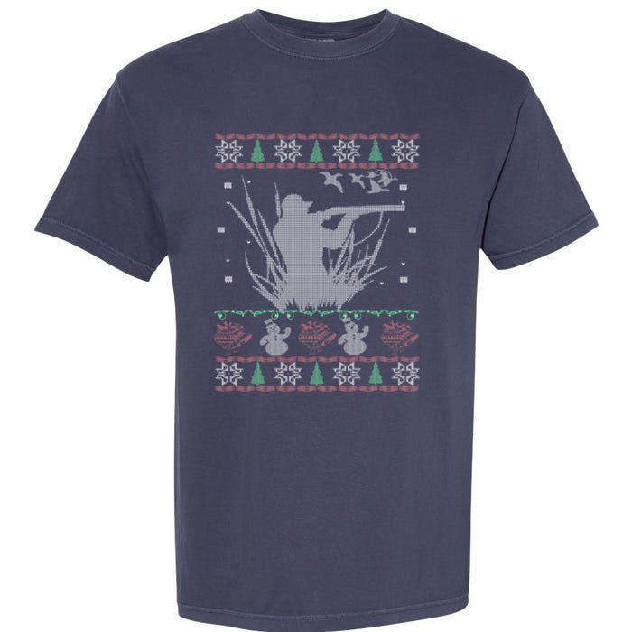 Duck Hunting Ugly Christmas Garment-Dyed Heavyweight T-Shirt