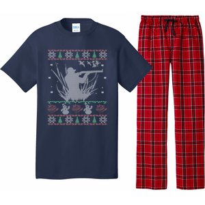 Duck Hunting Ugly Christmas Pajama Set