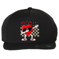 Dabbing Heart ValentineS Day Dab Dance Groovy Girl Wool Snapback Cap