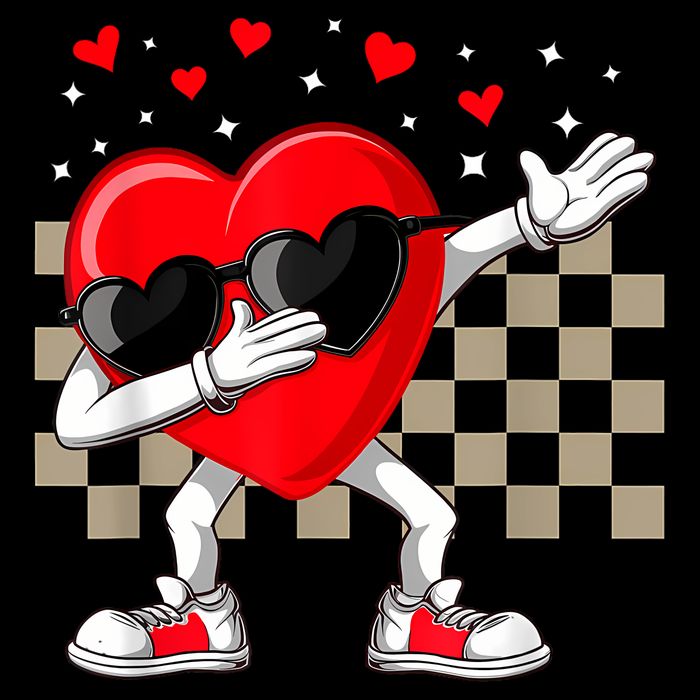 Dabbing Heart ValentineS Day Dab Dance Groovy Girl Wool Snapback Cap