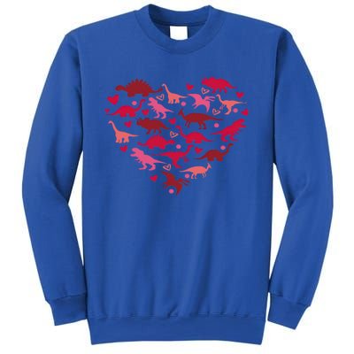 Dinosaur Heart Valentine Lovesaurus Love Valentines Day Gift Sweatshirt