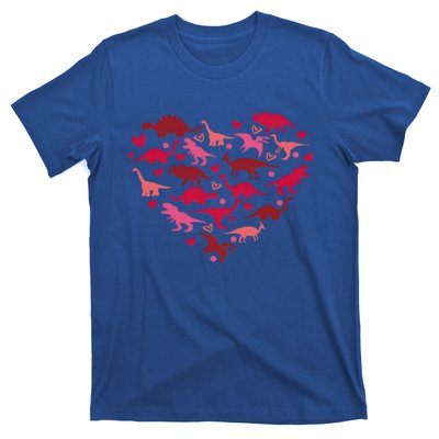 Dinosaur Heart Valentine Lovesaurus Love Valentines Day Gift T-Shirt