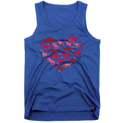 Dinosaur Heart Valentine Lovesaurus Love Valentines Day Gift Tank Top