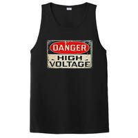 Danger High Voltage Old Rusted Danger Sign PosiCharge Competitor Tank