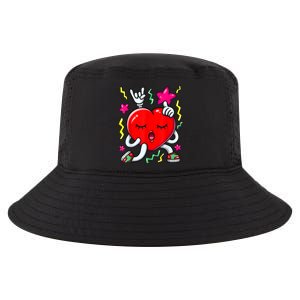 Dancing Heart Valentines Day Love Dab Dance Gift Cool Comfort Performance Bucket Hat