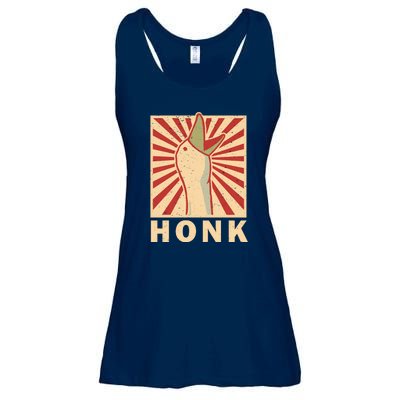 Duck Honk Vintage Ladies Essential Flowy Tank