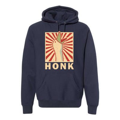 Duck Honk Vintage Premium Hoodie