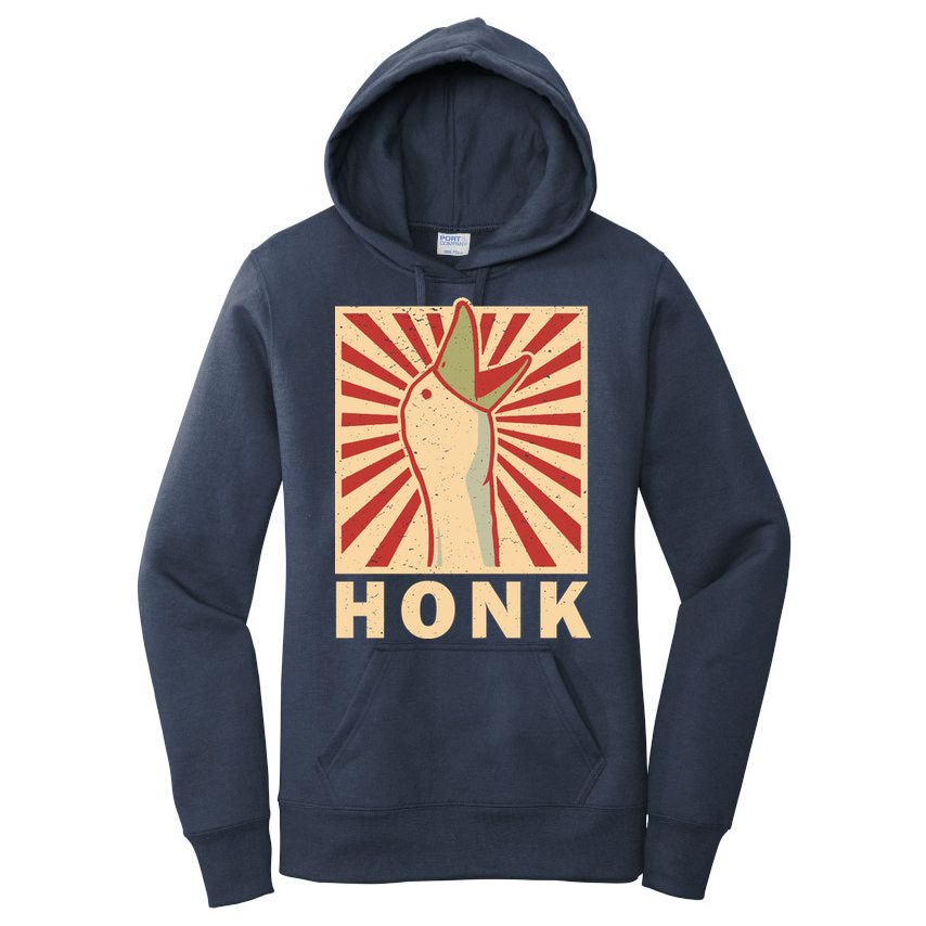 Duck Honk Vintage Women's Pullover Hoodie