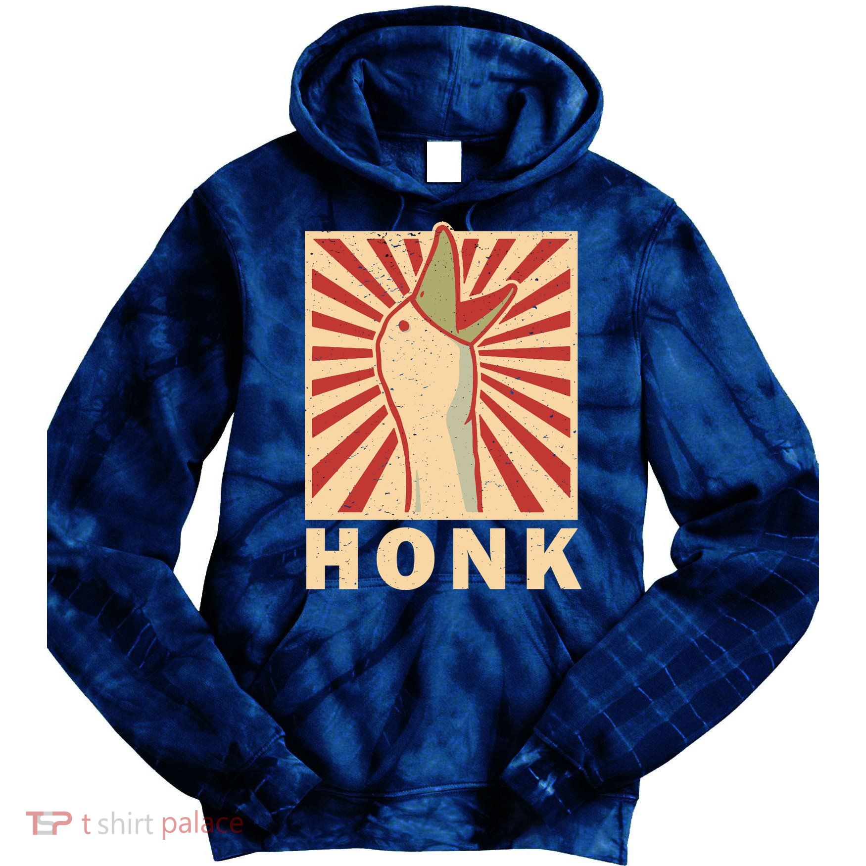 Duck Honk Vintage Tie Dye Hoodie