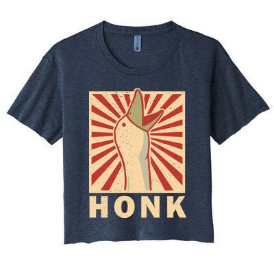 Duck Honk Vintage Crop Top