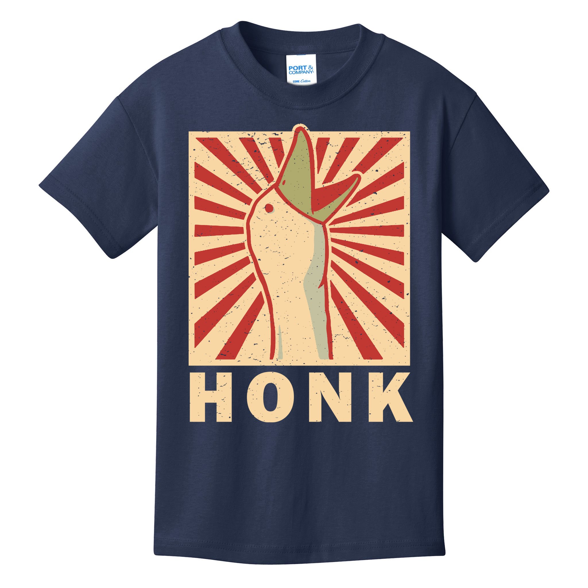 Duck Honk Vintage Kids T-Shirt