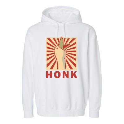 Duck Honk Vintage Garment-Dyed Fleece Hoodie