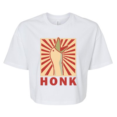 Duck Honk Vintage Bella+Canvas Jersey Crop Tee