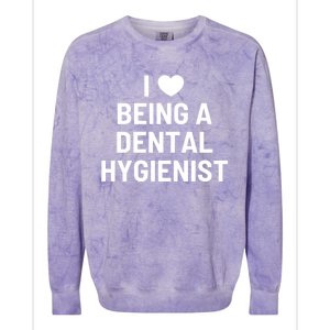 Dental Hygienist Valentine's Day Dentistry Cute Gift Colorblast Crewneck Sweatshirt