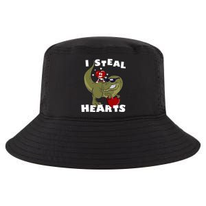 Dinosaur Heart Valentines Day Gift Cool Comfort Performance Bucket Hat