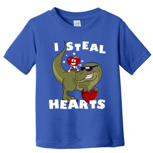 Dinosaur Heart Valentines Day Gift Toddler T-Shirt