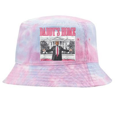 Daddys Home Vote Donald Trump 2024 Election Tie-Dyed Bucket Hat