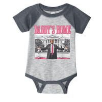 Daddys Home Vote Donald Trump 2024 Election Infant Baby Jersey Bodysuit