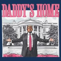 Daddys Home Vote Donald Trump 2024 Election Infant Baby Jersey Bodysuit