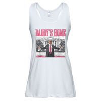 Daddys Home Vote Donald Trump 2024 Election Ladies Essential Flowy Tank