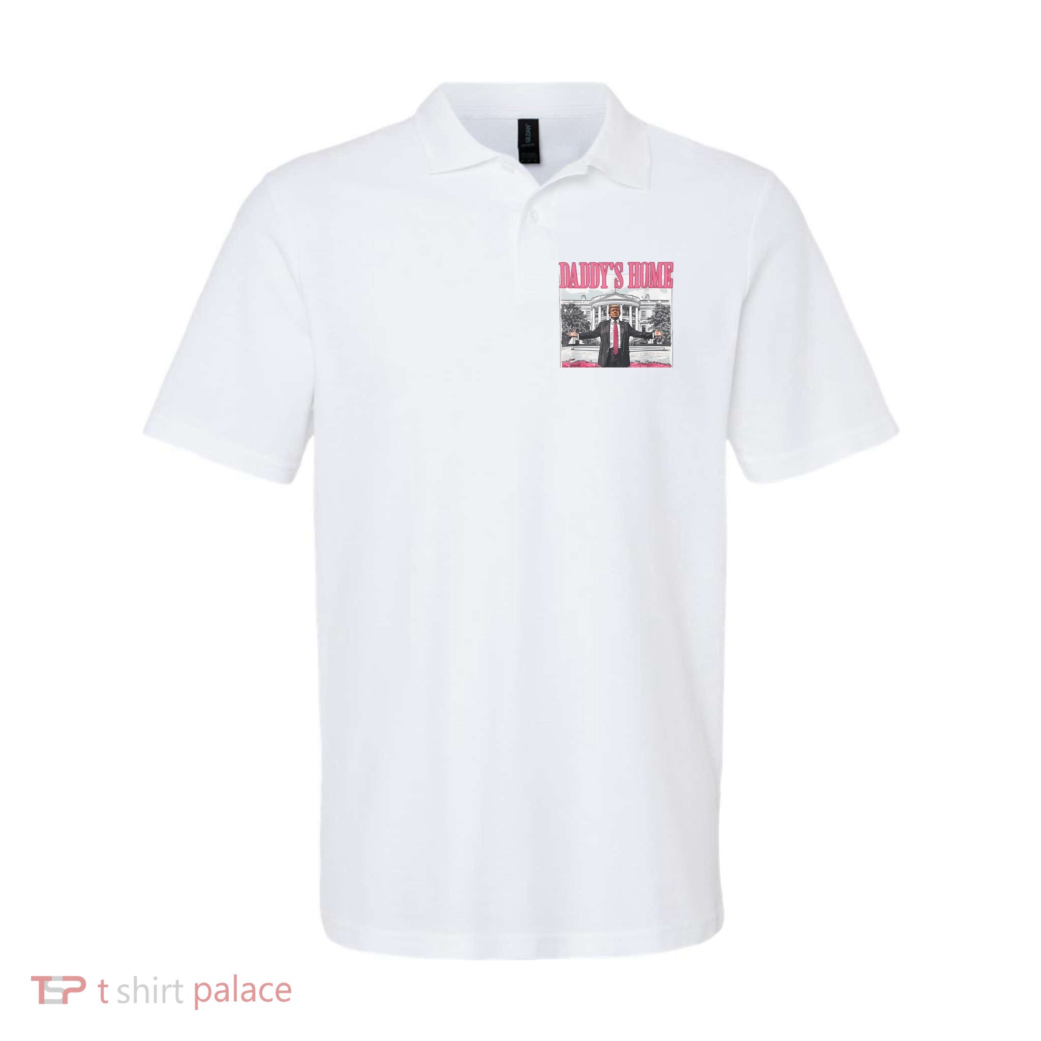 Daddys Home Vote Donald Trump 2024 Election Softstyle Adult Sport Polo