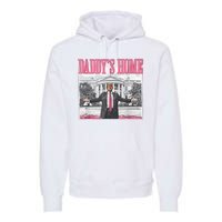 Daddys Home Vote Donald Trump 2024 Election Premium Hoodie