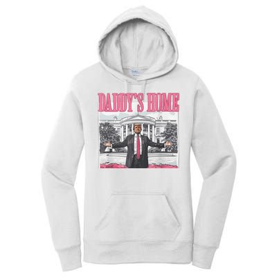 Daddys Home Vote Donald Trump 2024 Election Women's Pullover Hoodie
