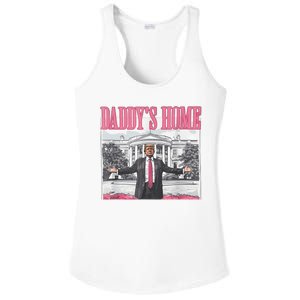 Daddys Home Vote Donald Trump 2024 Election Ladies PosiCharge Competitor Racerback Tank