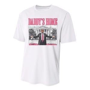 Daddys Home Vote Donald Trump 2024 Election Performance Sprint T-Shirt