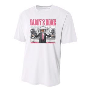 Daddys Home Vote Donald Trump 2024 Election Youth Performance Sprint T-Shirt