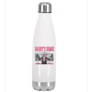 Daddys Home Vote Donald Trump 2024 Election Stainless Steel Insulated Water Bottle