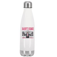 Daddys Home Vote Donald Trump 2024 Election Stainless Steel Insulated Water Bottle