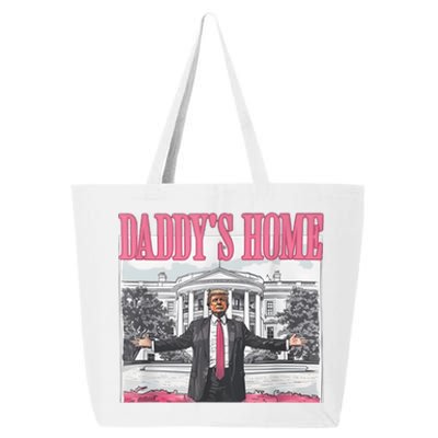 Daddys Home Vote Donald Trump 2024 Election 25L Jumbo Tote