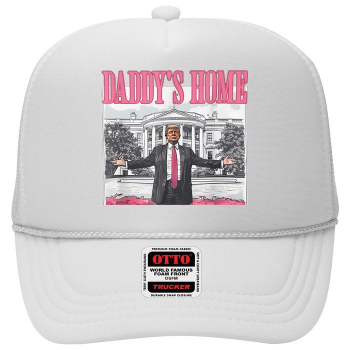 Daddys Home Vote Donald Trump 2024 Election Trucker Hat