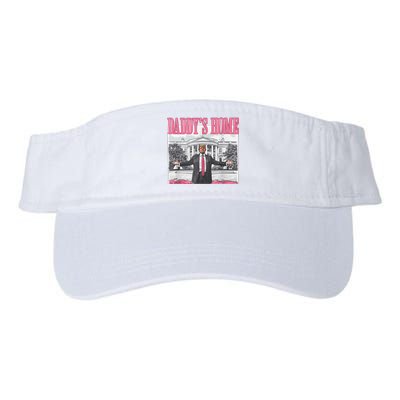 Daddys Home Vote Donald Trump 2024 Election Valucap Bio-Washed Visor