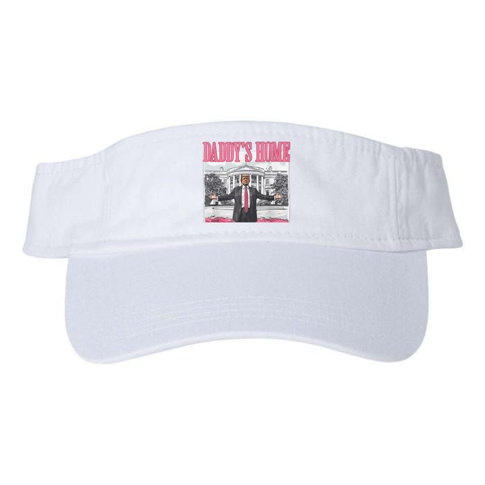 Daddys Home Vote Donald Trump 2024 Election Valucap Bio-Washed Visor