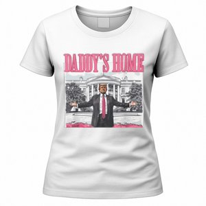 Daddys Home Vote Donald Trump 2024 Election Women's T-Shirt