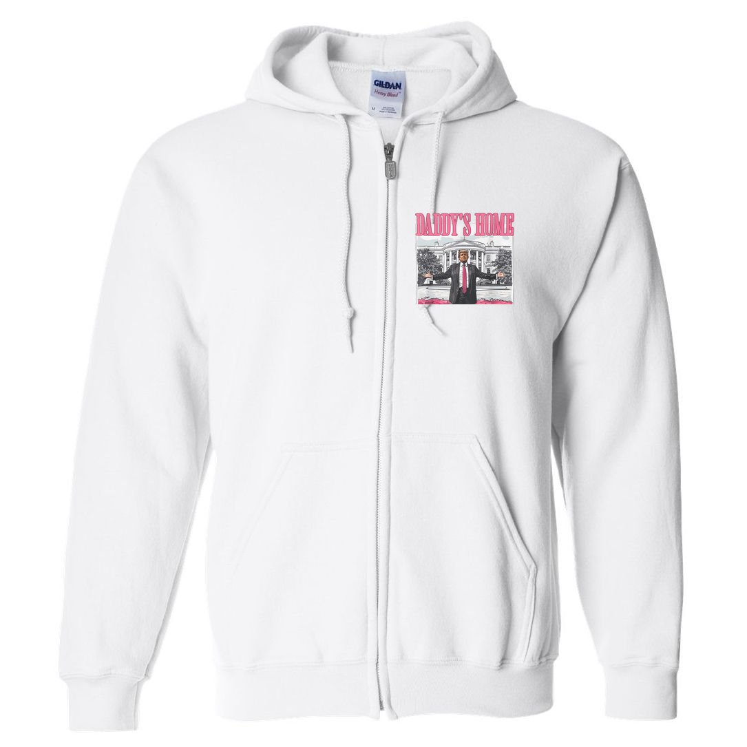 Daddys Home Vote Donald Trump 2024 Election Full Zip Hoodie